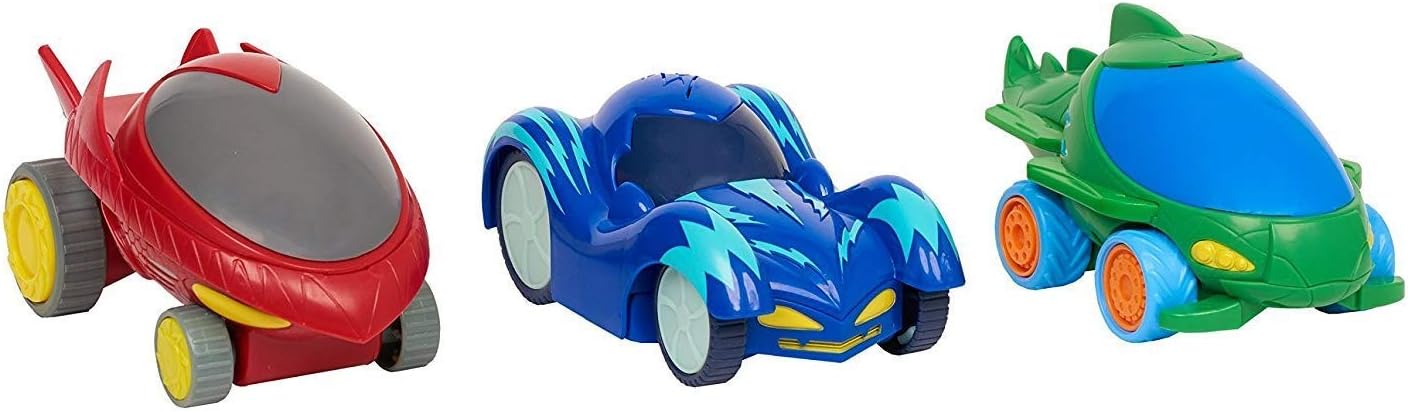PJ Masks - Veículo de brinquedo movido a Rev-N-Rumbler Gekko-Mobile