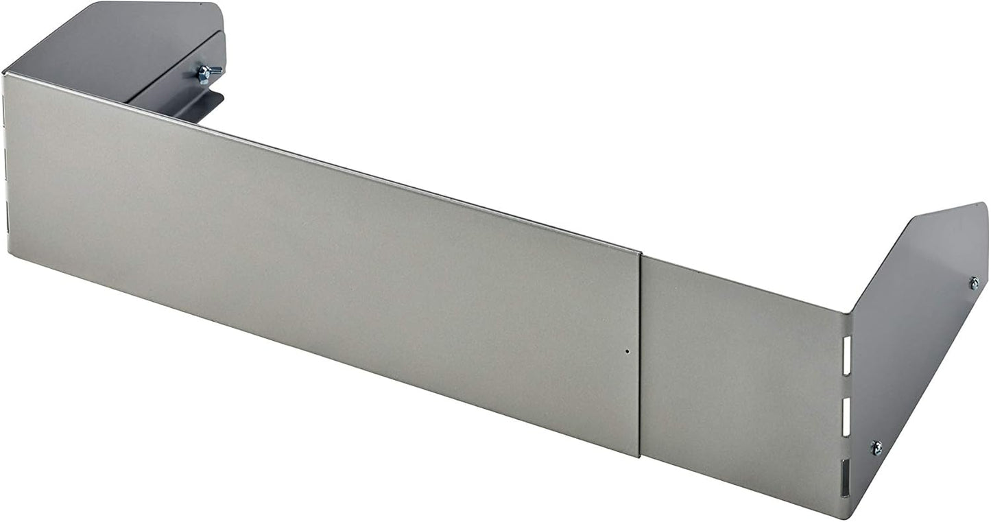 Protector De Estufa De Metal BabyDan, Plateado, Ajustable 39-72 cm, 1 ud (paquete De 1)