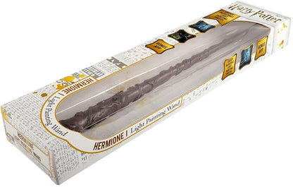 WOW! STUFF Hermione Granger - Varinha de Pintura com Luz de 35,5 cm | Colecionáveis, Brinquedos e Presentes Oficiais de Harry Potter | Acessório de Fantasia e Fantasia para Fãs, Meninas e Meninos, de 8 a Adultos, Clássico