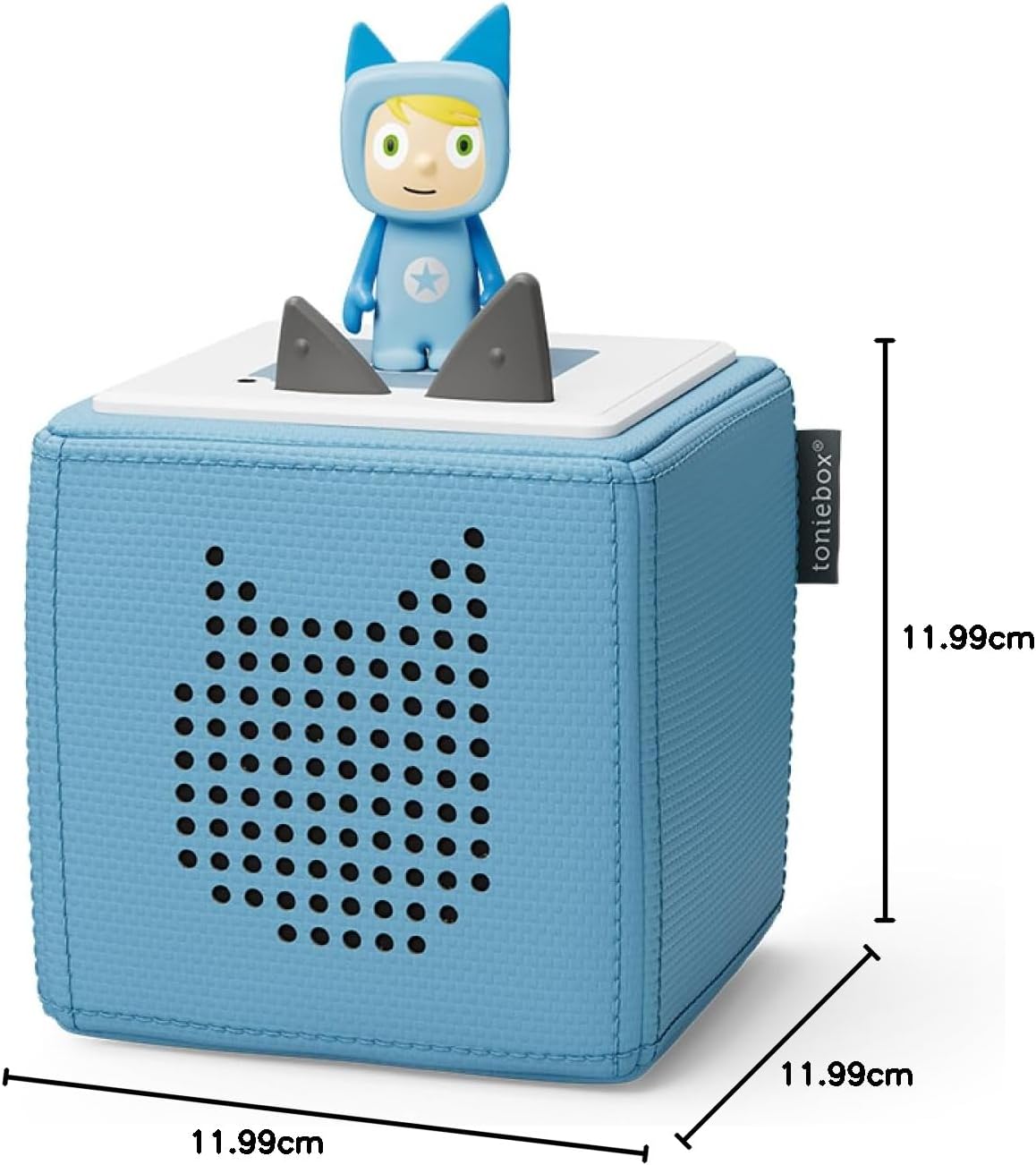 Tonies - Toniebox Wireless Musical Storybox Starter Set em INGLÊS, incluindo 1 Creative, Azul