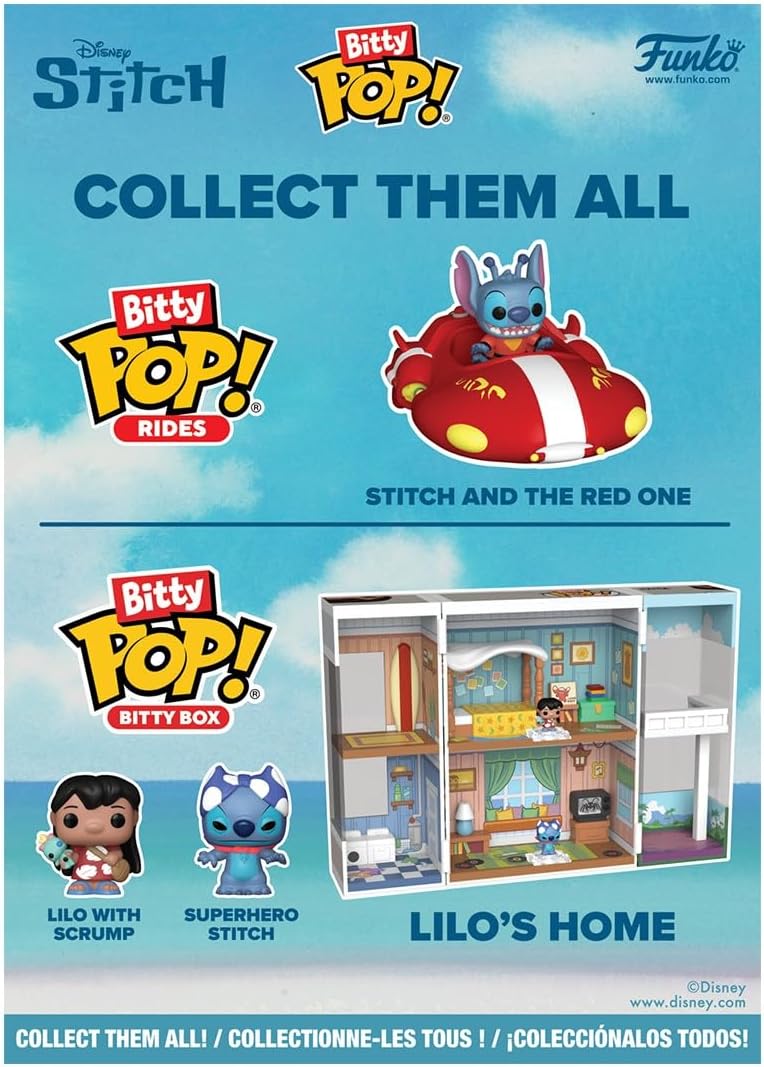 Funko Bitty Pop! Calendário de Contagem Regressiva Stitch Holiday - Lilo e Stitch - Calendário do Advento - 24 Dias de Surpresa - Mini Figuras de Vinil Colecionáveis - Caixa Misteriosa - Ideia de Presente - Natal