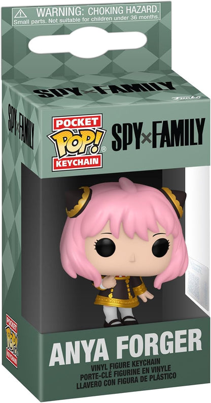 Chaveiro Funko Pop!: Família Spy X - Anya Forger - Chaveiro Novidade Família Spy X - Mini Figura Colecionável - Presente de Natal - Ideia de Presente - Produtos Oficiais - Fãs de Anime - Decoração de Mochila
