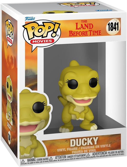 Funko Pop! Filmes: Em Busca do Vale Encantado - Ducky - Figura de Vinil Colecionável - Ideia de Presente - Produto Oficial - Brinquedos para Crianças e Adultos - Fãs de Desenhos Animados - Figura para Colecionadores e Exibição