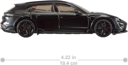 Hot Wheels Premium Porsche Taycan Turbo S Cross Turismo, escala 1:43, réplica oficialmente licenciada para colecionadores adultos, pneus Real Riders, carroceria e chassi em metal, HWT10