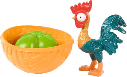 Mattel Conjunto de Irmãs Disney Moana 2 da com 2 Bonecas Fashion e Acessórios | Bonecas Articuladas Moana e Simea com Roupas Características Removíveis, Figura do Animal Heihei e Acessórios, JBT41