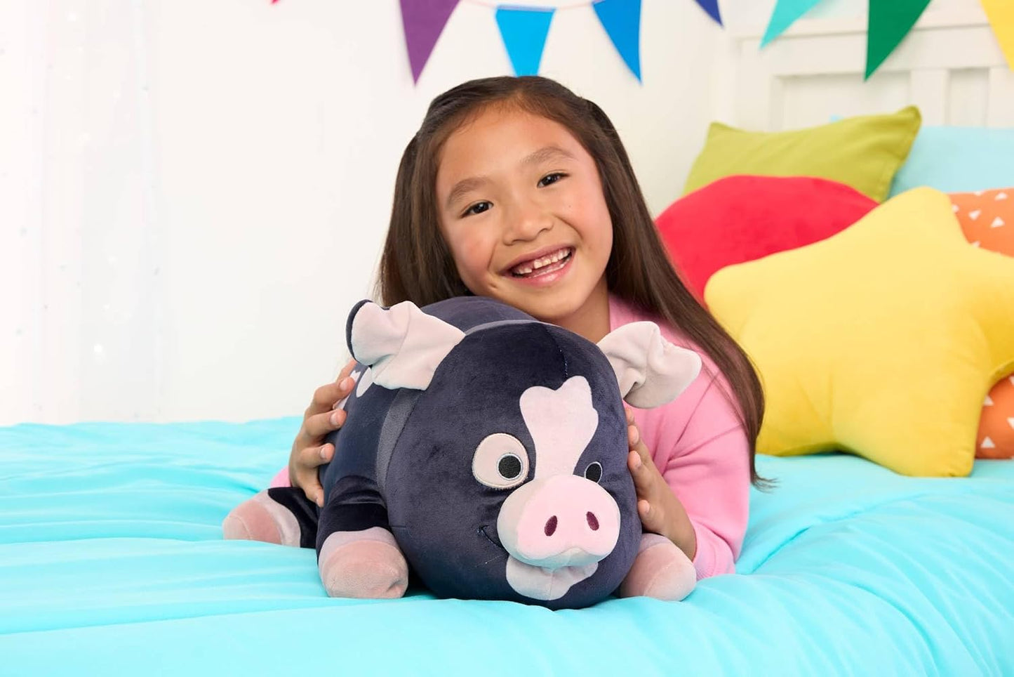 Disney e Pixar Toy Story 5 – Porquinho de Estimação do Blaze | Pelúcia com Recursos e Sons Ativados pelo Focinho, Brinquedo Macio, JKM83
