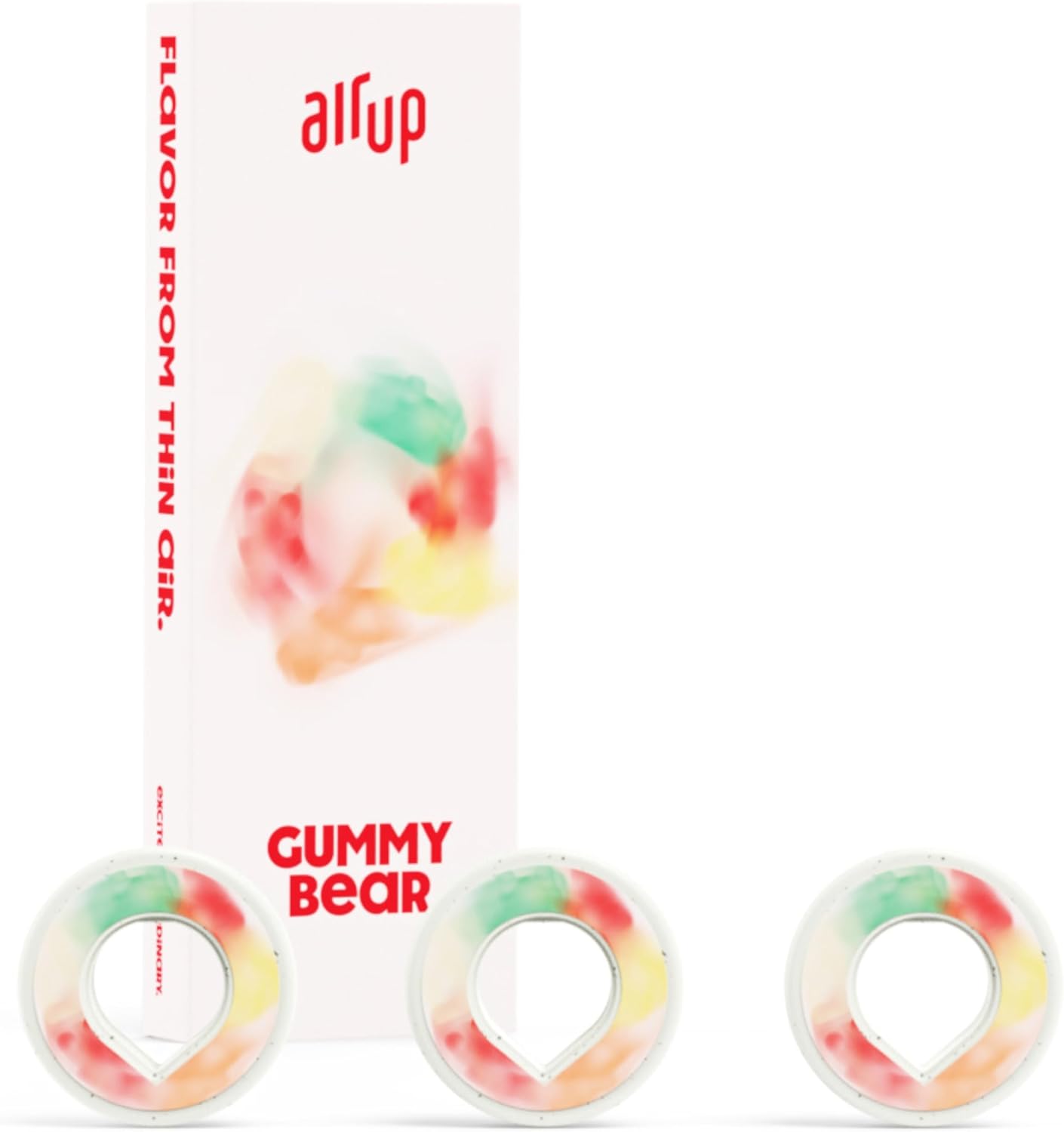air up® 3 Cápsulas de Sabor Ursinho de Goma | Conjunto Degustação de Cápsulas de Sabor para 15 litros de Água sem Açúcar Sabor: Ursinho de Goma | Para garrafa air up® original