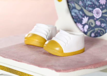 Baby Annabell Boneca Little Sweet Prince 707104 - 36 cm com corpo de tecido super macio e olhos que fecham para crianças pequenas - Inclui blusa, calça e sapatos dois em um - Adequada para crianças a partir de 1 ano, Multicolorida