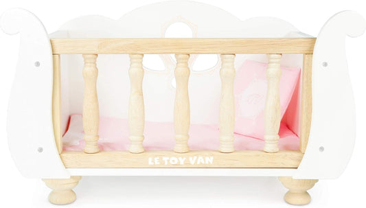 Le Toy Van - Juguete Educativo de Madera, Juego de Rol, Cuna para Muñecas +3 Años