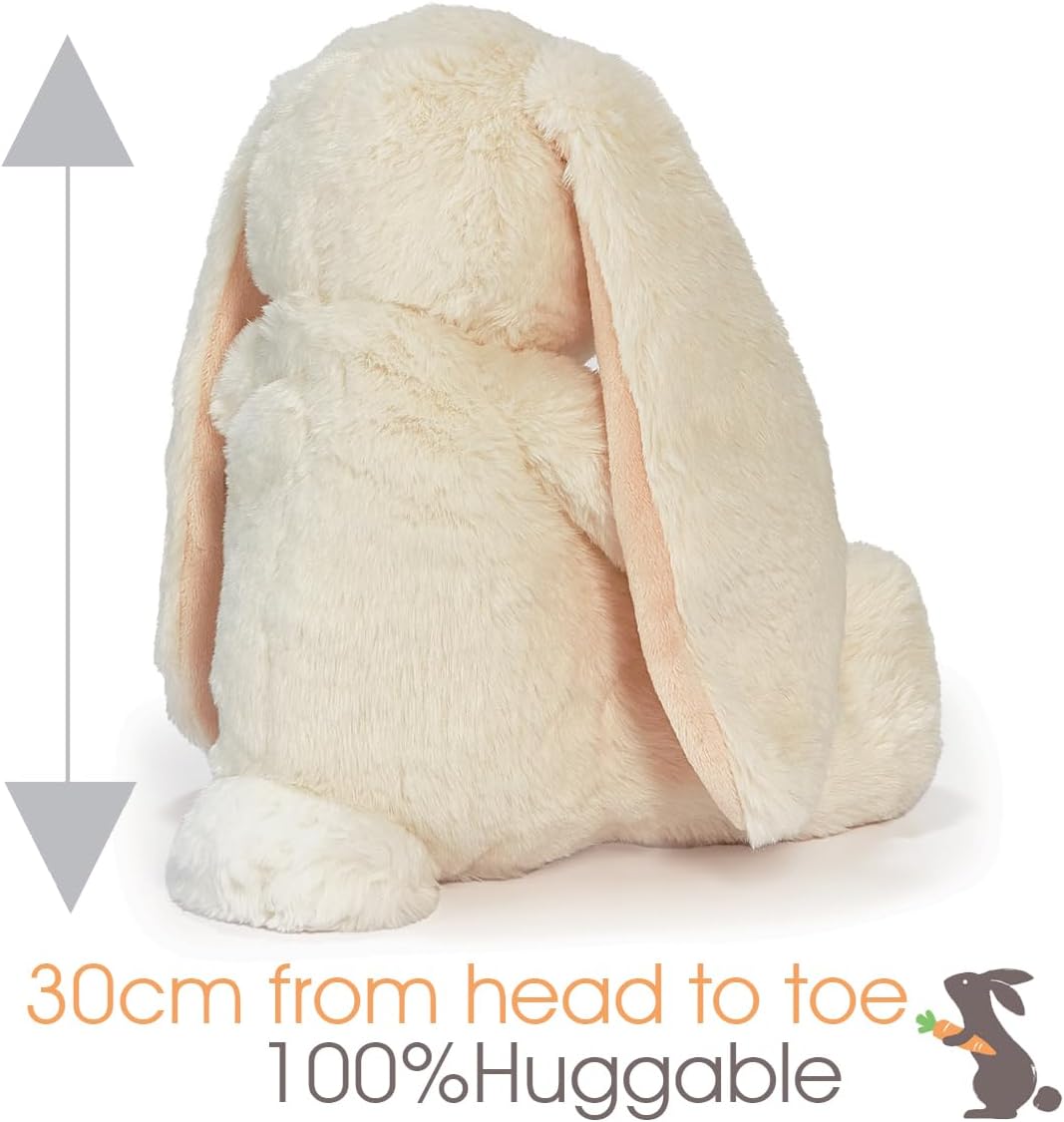 BUNNIES BY THE BAY Coelhinho de Pelúcia Clássico Little Nibble Cream | 30 cm de Altura | Seguro para Bebês | O Primeiro Brinquedo de Pelúcia Perfeito para Bebês