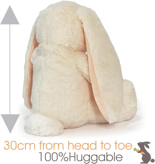 BUNNIES BY THE BAY Coelhinho de Pelúcia Clássico Little Nibble Cream | 30 cm de Altura | Seguro para Bebês | O Primeiro Brinquedo de Pelúcia Perfeito para Bebês