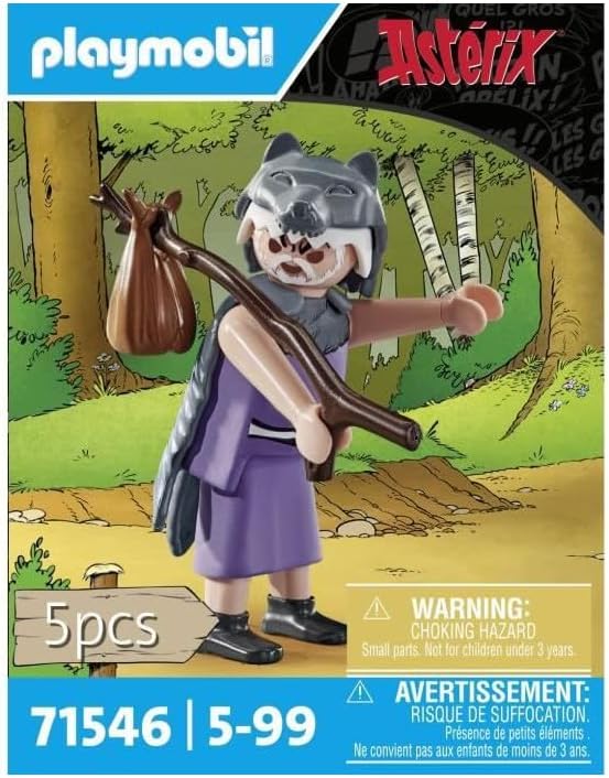 Playmobil 71546 Asterix: Prolix, bonecos de coleção, colecionadores e leques de Asterix, dramatização divertida e imaginativa, conjuntos de jogos adequados para crianças a partir de 5 anos