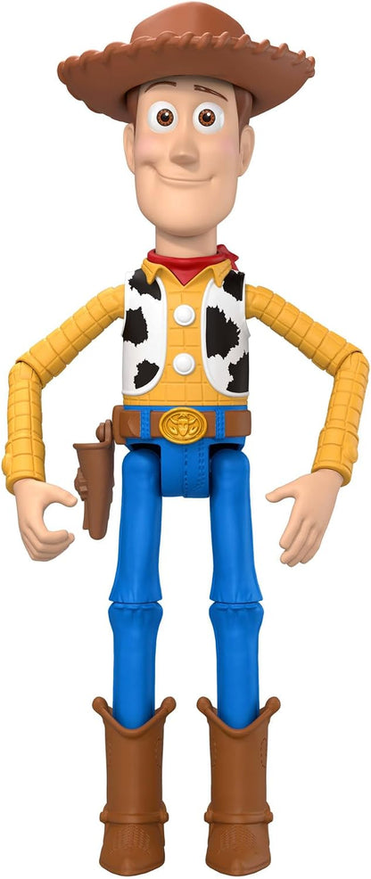 Mattel Boneco de Ação Woody de Toy Story 5 (Disney e Pixar/) | Escala de 7 polegadas, personagem icônico, mais de 8 pontos de articulação, design fiel ao filme, JKV14