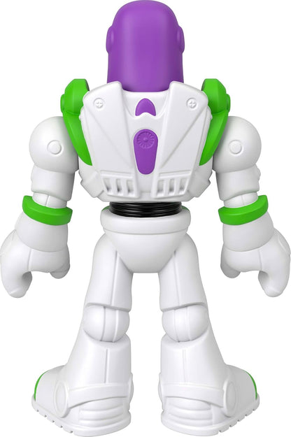 Fisher-Price Figura de ação Buzz Lightyear Imaginext XL de 23 cm da, com articulação e visual icônico do filme, inspirada em Toy Story da Disney e Pixar (os personagens podem variar), JMD32