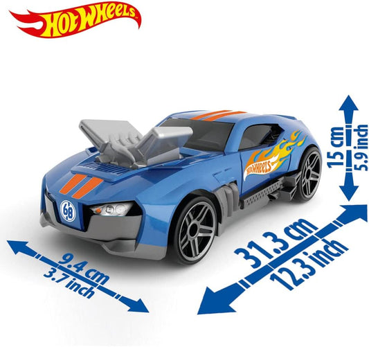 Hot Wheels Estojo para guardar carrinhos 2 em 1, modelo Race N' Haul, com rodas livres e alça retrátil - Armazena até 15 carrinhos (carrinhos não inclusos).