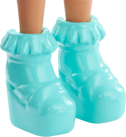 Polly Pocket Hoodie Friends Boneca unicórnio para meninas de 4 anos ou mais