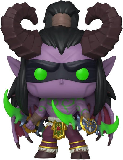 Funko Pop! Games: World of Warcraft - Illidan Stormrage - Probabilidade de 1/6 para a variante rara de Chase - Figura colecionável de vinil - Ideia para presente - Produtos oficiais - Brinquedos para crianças e adultos - Fãs de videogames