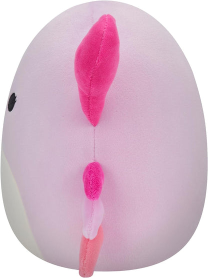 Squishmallows SQCR04093 Pink Crab 7,5" Adicione Cailey ao seu esquadrão, brinquedo de pelúcia ultramacio, pelúcia oficial Kellytoy