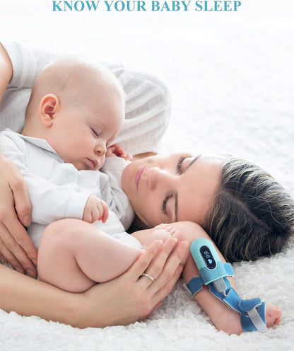 Babytone Oxímetro de pulso BabyO2, monitor de oxigênio para os pés para bebês com Bluetooth, monitora o nível de oxigênio, frequência cardíaca e movimento para o sono de bebês de 0 a 36 meses