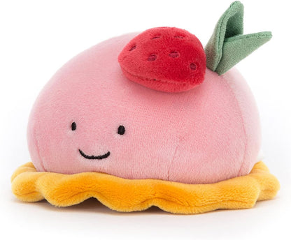 Jellycat Pretty Patisserie Dome Framboise Decoração de pelúcia colecionável