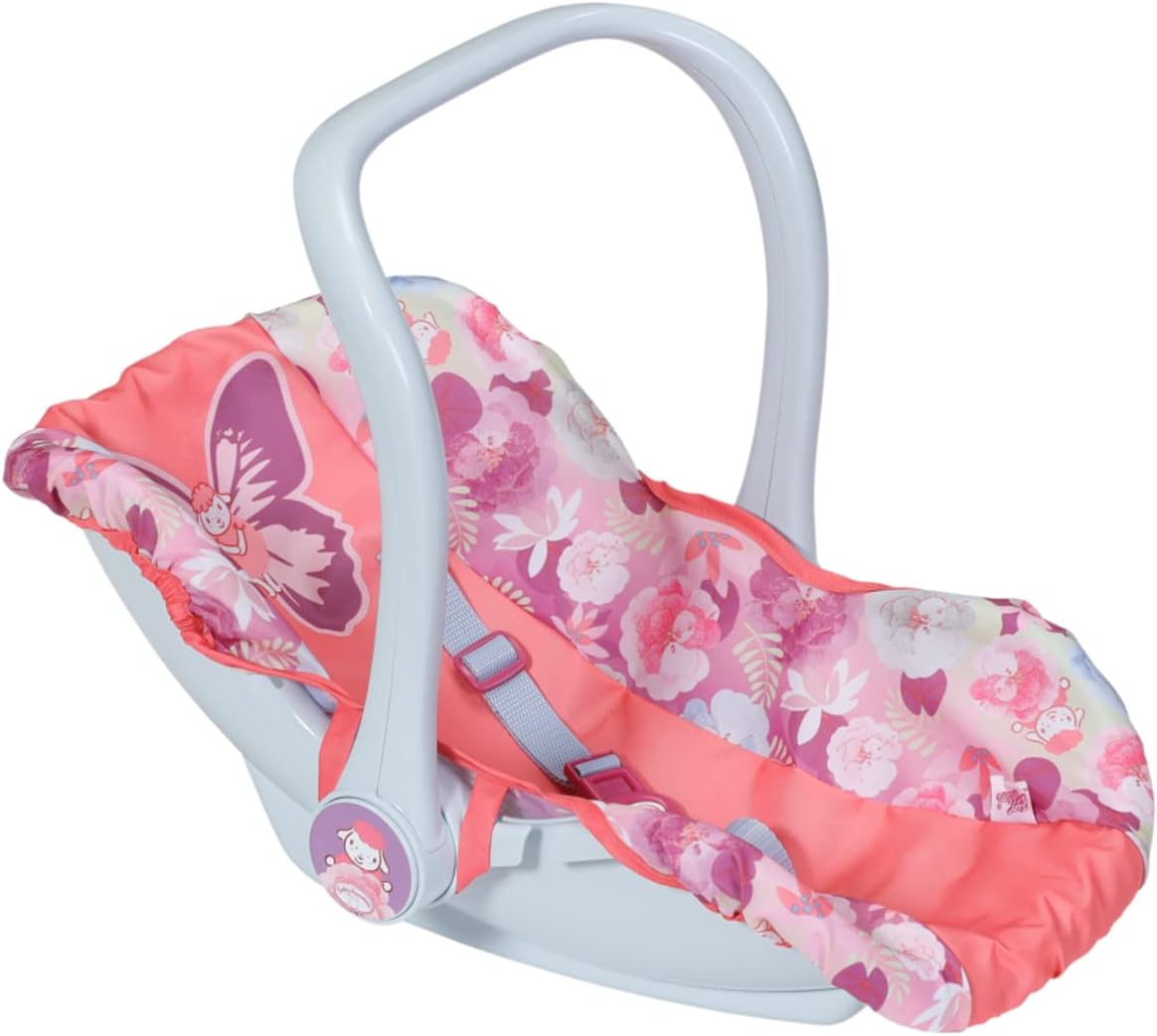 Baby Annabell Cadeira de Bebê Active Comfort, Acessório para Bonecas de 36cm/43cm, 2 em 1: Canguru e Cadeira para Bebê, Inclui Capa de Tecido, Alça Ergonômica, Cinto de Segurança, Adequada para Crianças a partir de 3 Anos, Multicolorida (706657)