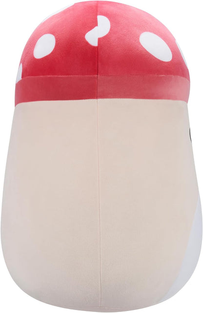 Squishmallows SQCR05496 20 pulgadas - Malcolm el hongo manchado rojo, multicolor