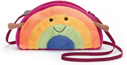 Jellycat Bolsa Arco-íris Divertida  - C: 5 cm x l: 25 cm x a: 13 cm