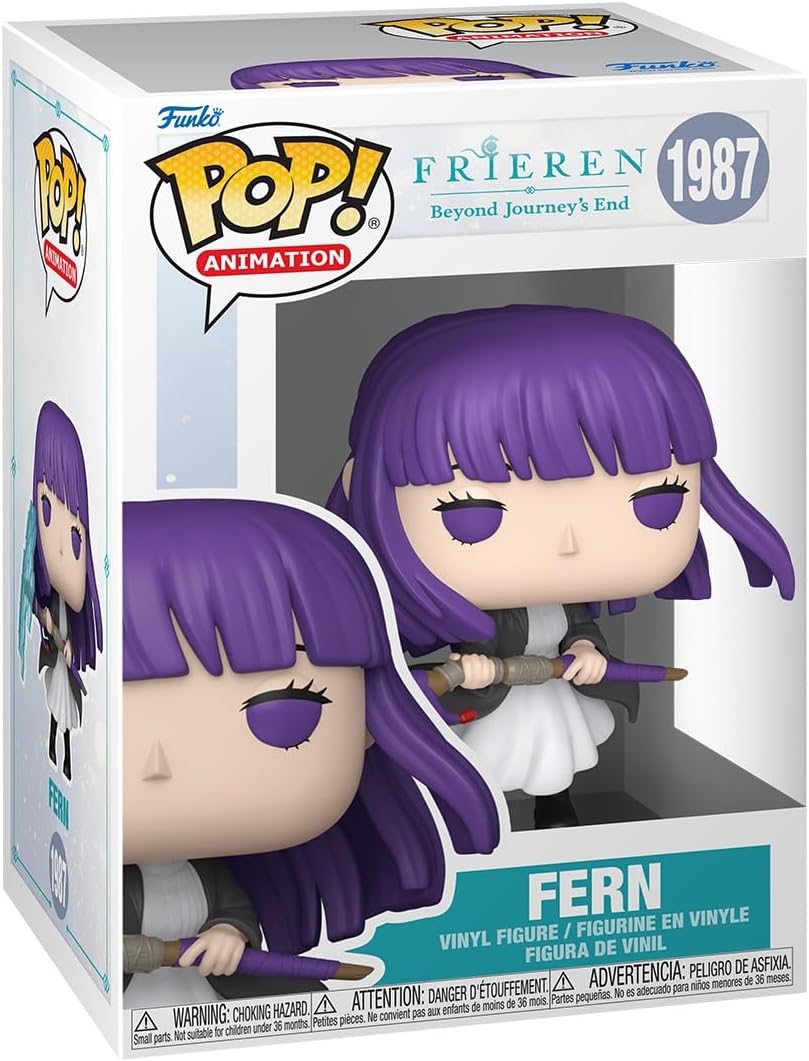 Funko Pop! Animation: Frieren - Fern - Frieren Beyond Journeys End - Figura de vinil colecionável - Ideia para presente - Produtos oficiais - Brinquedos para crianças e adultos - Fãs de anime - Figura modelo para colecionadores