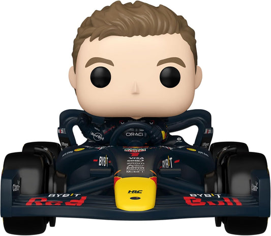 Funko POP! Rides Super Deluxe: Red Bull Racing - Max Verstappen com RB20 - Figura de vinil colecionável - Ideia para presente - Produtos oficiais - Brinquedos para crianças e adultos - Fãs de esportes