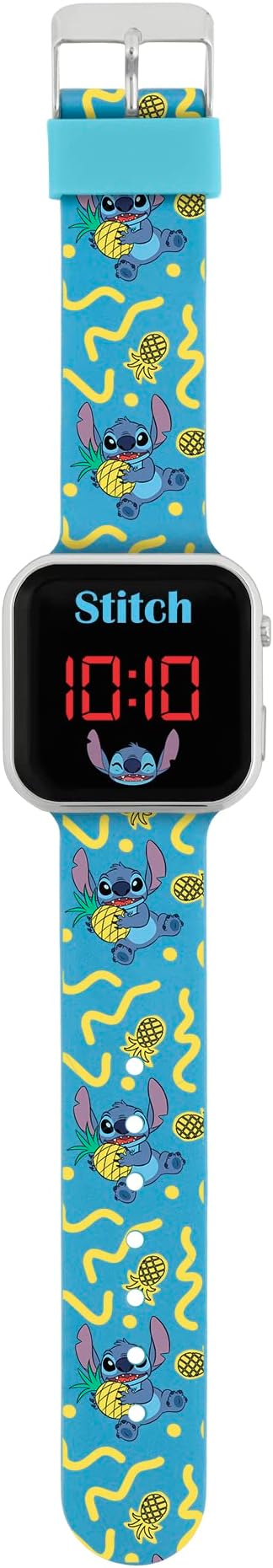 Disney Relógio digital infantil unissex de quartzo com pulseira de plástico LAS4038