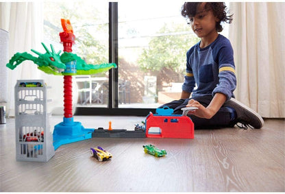 Hot Wheels Dragão Ataque Aéreo, conjunto de brinquedo, multicolorido, GJL13