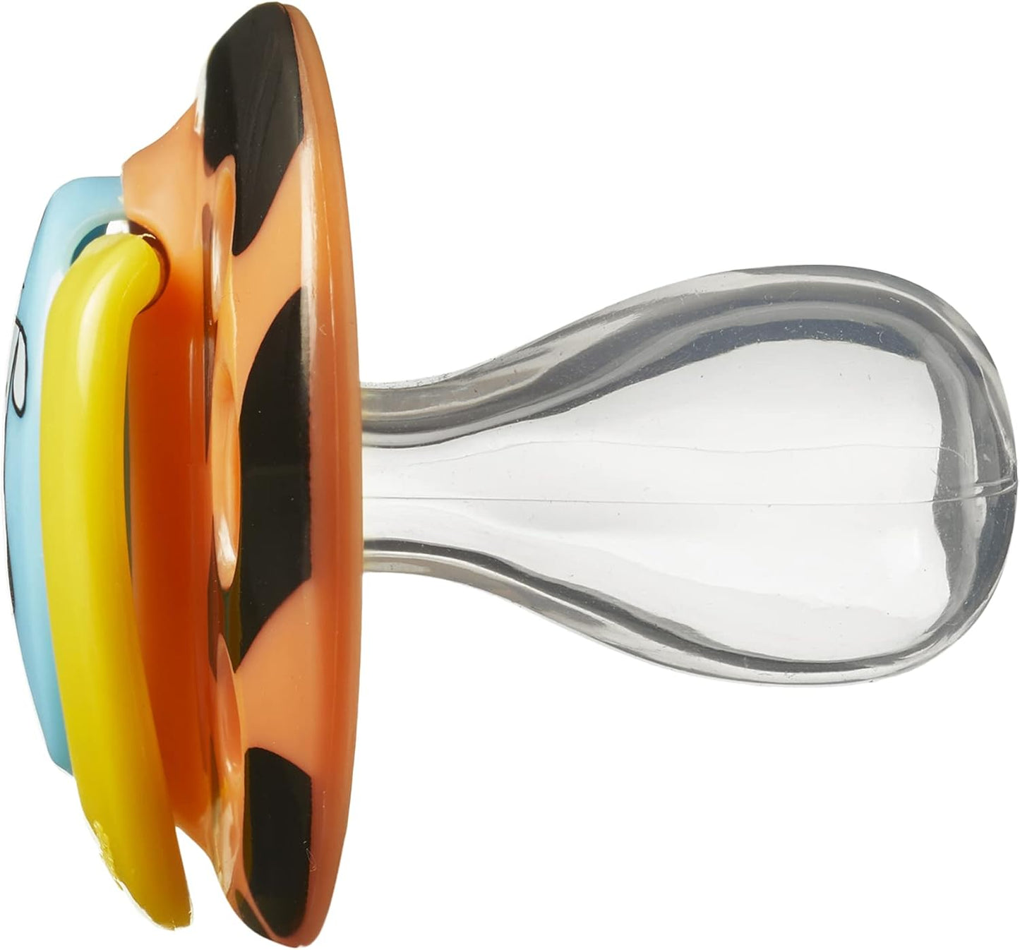 Tommee Tippee Chupetas Fun Style, 18-36 m, pacote com 2, design ortodôntico simétrico, silicone sem BPA, as cores podem variar