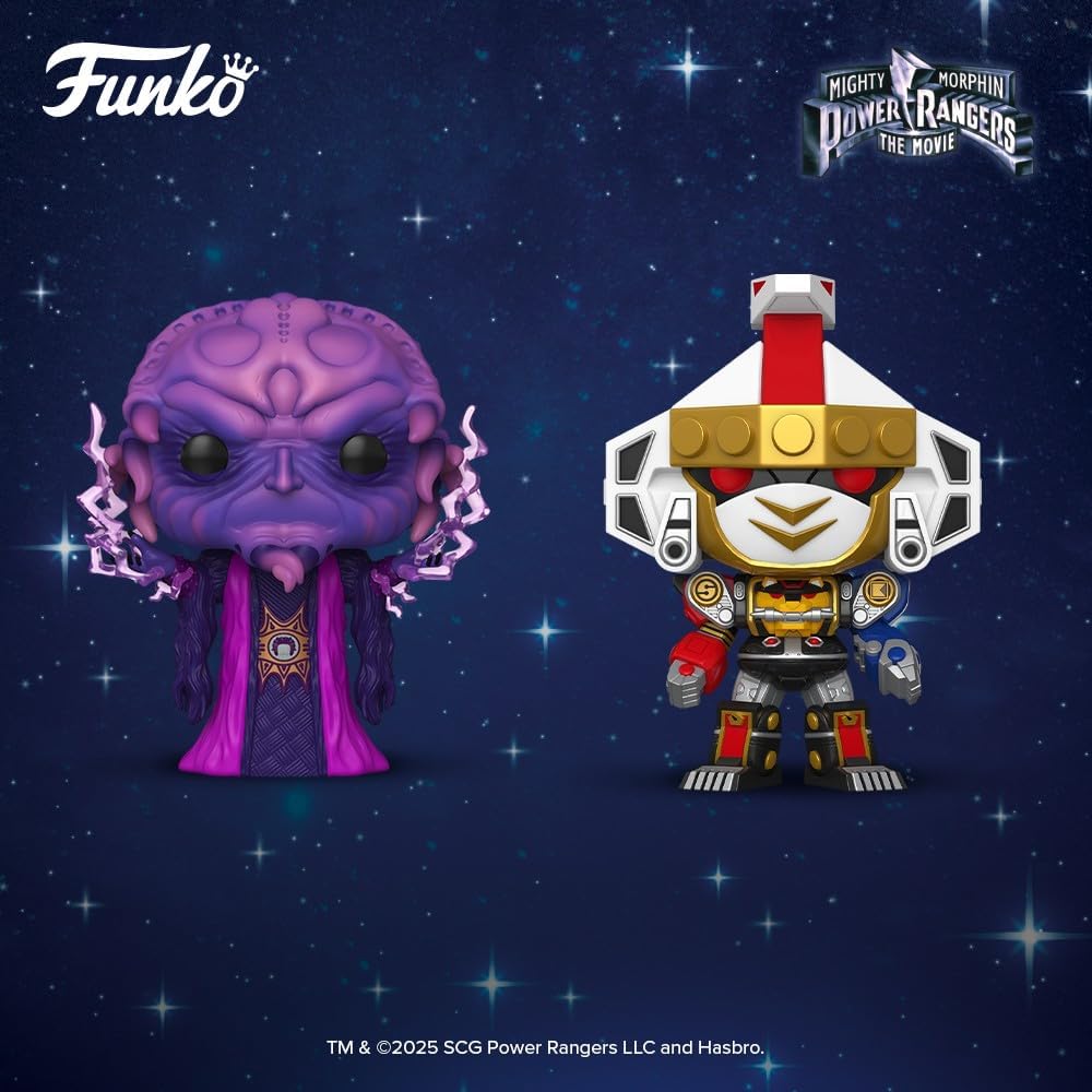 Funko Pop! Super: Mighty Morphin Power Rangers - Ninja Megazord - Metálico - Power Rangers - Filme - Figura de vinil colecionável - Ideia para presente - Produtos oficiais - Brinquedos para crianças e adultos - Fãs de cinema