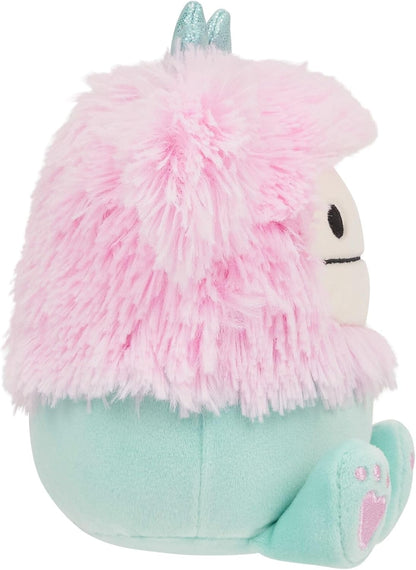 Squishmallows Pelúcia Original Bessem, o Pé Grande, de 19 cm com faixa de cabeça em forma de coração - Dia dos Namorados