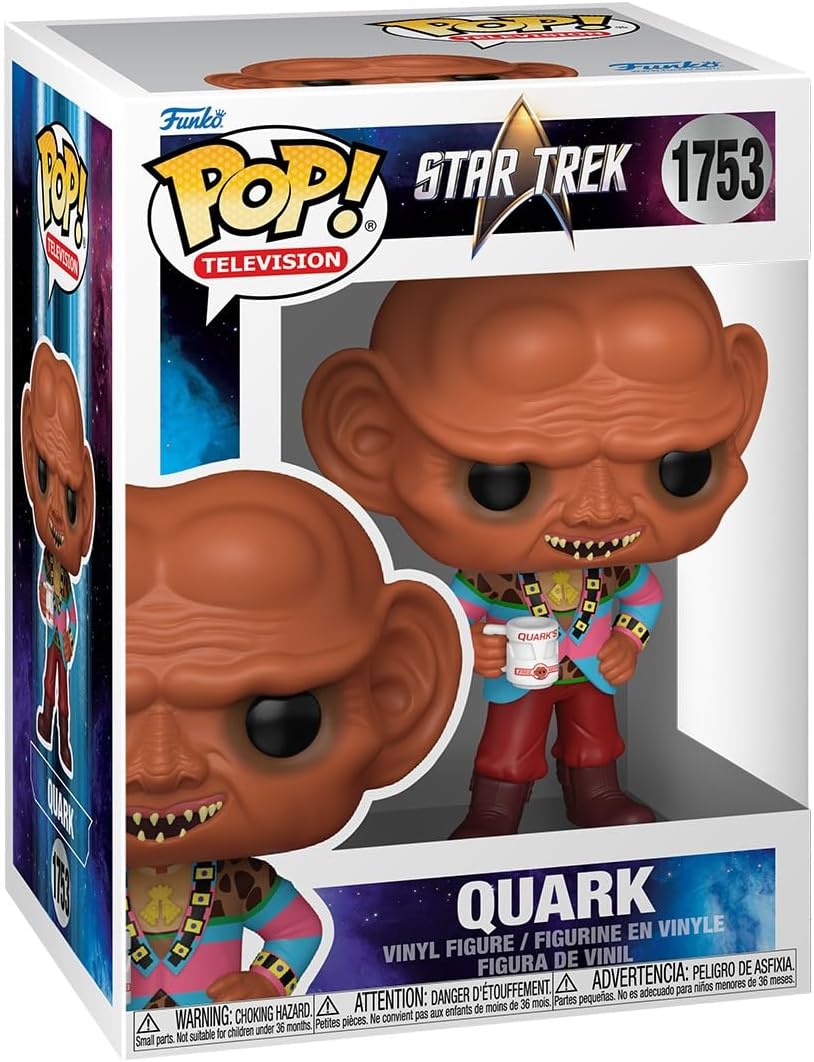 Funko Pop!TV: Star Trek S9 - Quark - Star Trek Deep Space Nine - Figura de vinil colecionável - Ideia para presente - Produtos oficiais - Brinquedos para crianças e adultos - Fãs de TV - Figura modelo para colecionadores