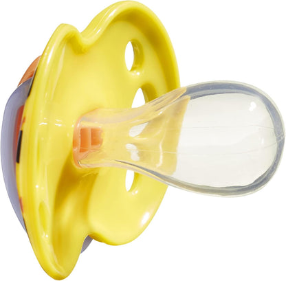 Tommee Tippee Chupetas Fun Style, 18-36 m, pacote com 2, design ortodôntico simétrico, silicone sem BPA, as cores podem variar