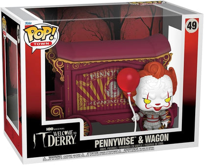 Funko Pop! Town: Welcome to Derry - Pennywise & Wagon - Collectable Vinyl Figure - Gift Idea - Official Merchandise - Toys for Kids & Adults - TV Fans