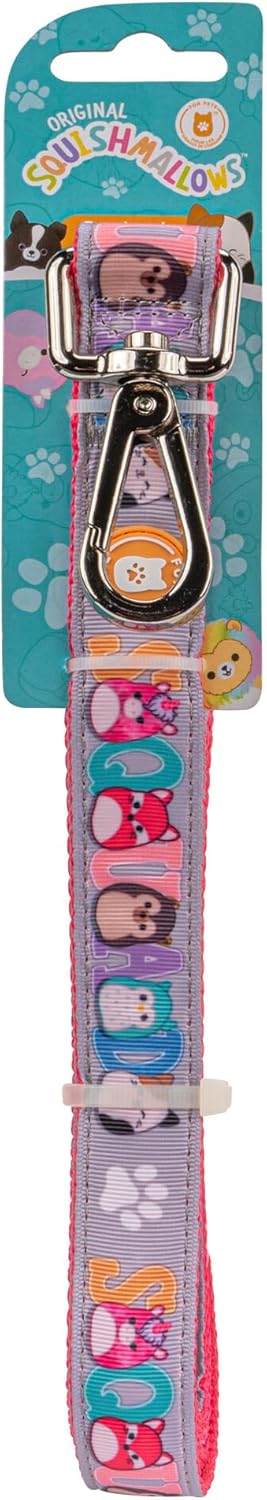 Squishmallows Original Squish Squad Coleira/Trela para animais de estimação – Roupa oficial para animais de estimação da Jazwares