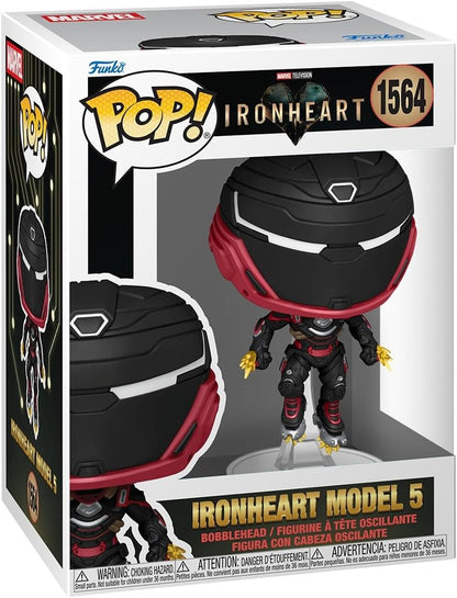Funko Pop! Vinil: Ironheart - Ironheart Modelo 5 - Figura de vinil colecionável - Ideia para presente - Produtos oficiais - Brinquedos para crianças e adultos - Fãs de cinema - Figura modelo para colecionadores e exposição