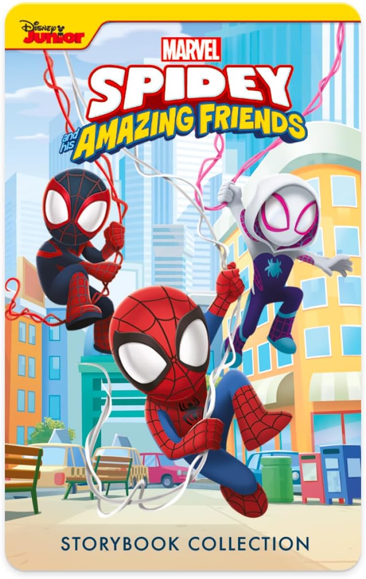 Yoto Marvel: Coleção de Livros de Histórias do Homem-Aranha e Seus Incríveis Amigos – Cartão de Áudio Infantil para Uso com o Player & Mini, Dispositivo de Áudio Tudo-em-Um, Ouça sem Telas com Histórias Divertidas para Brincar, Dormir e Viajar