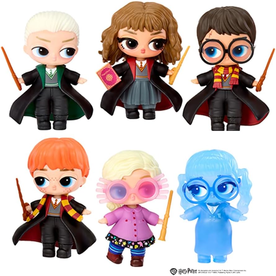 L.O.L. Surprise! Loves Harry Potter – Bonecas Colecionáveis, Bola Pomo de Ouro | Boneca Colecionável Harry Potter, 7 Surpresas, Bola Pomo de Ouro com Asas, Suporte para Boneca, 6 Personagens para Colecionar, Para Maiores de 4 Anos