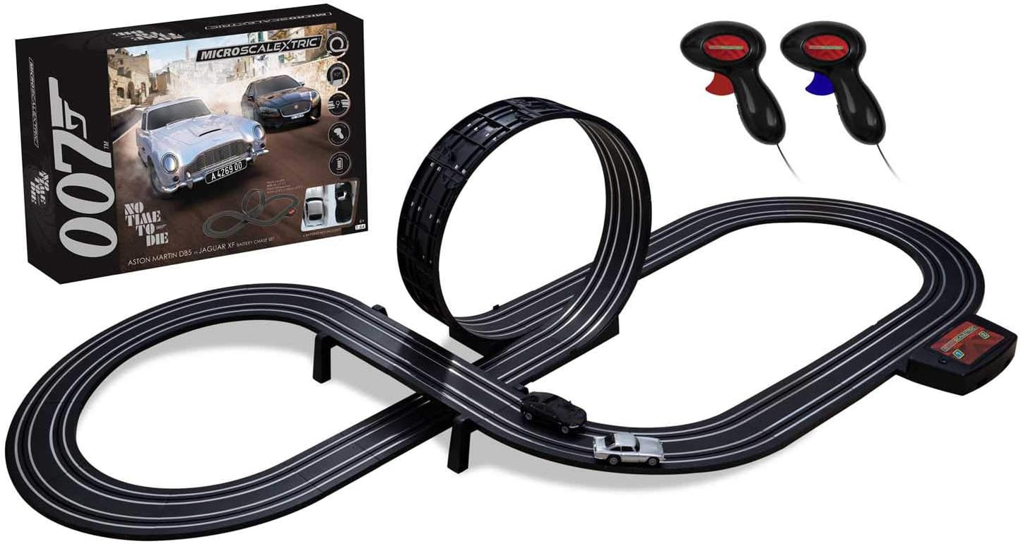 Scalextric  Conjunto de corrida Micro Scalextric G1161 James Bond No Time To Die movido a bateria - analógico