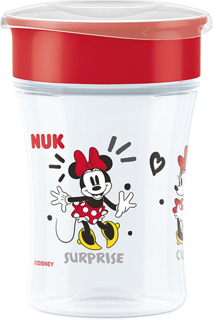 NUK Copo de Treinamento Magic Cup | 8+ meses | 230 ml | Borda 360° antivazamento | Copo para crianças pequenas | Disney Minnie Mouse | 1 unidade