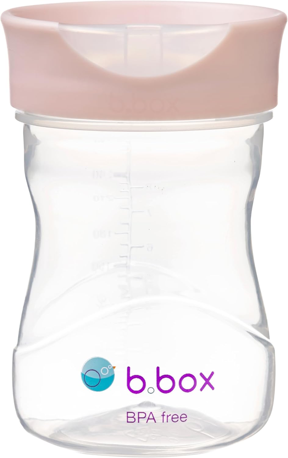 b.box Copo de Treinamento Infantil, Abertura de Fluxo Livre, 240ml, Livre de BPA, Pode ser Lavado na Lava-louças, a partir de 12 Meses, Base Intercambiável Compatível com Bico e Tampas de Treinamento, PP e Silicone