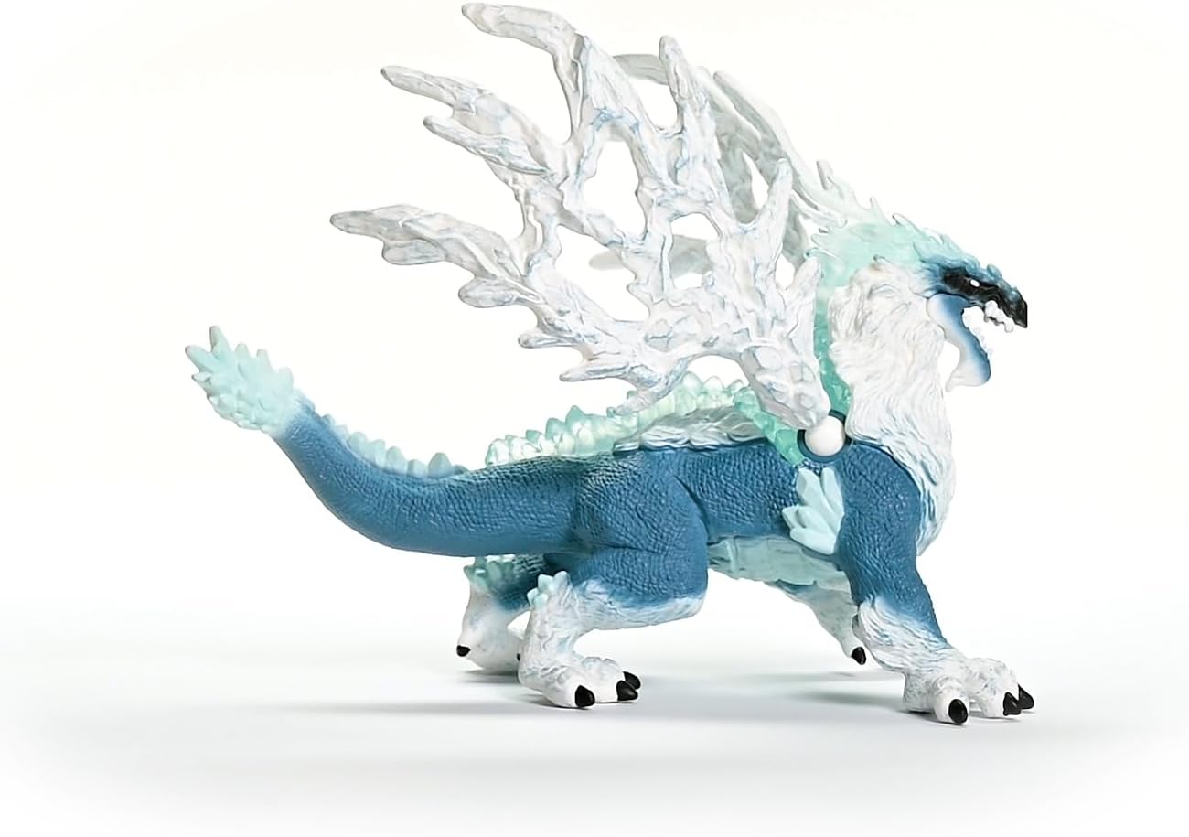 Schleich 70790 ELDRADOR CREATURES Estatueta de dragão de gelo para maiores de 7 anos