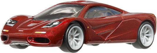 Hot Wheels Premium McLaren F1, Car Culture Circuit Legends - Veículos para crianças a partir de 3 anos, fãs adultos e colecionadores, Coleção Premium de Veículos Car Culture em Escala 1:64, HKC77