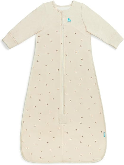 Love To Dream™ Saco de dormir | Manga comprida, cobertor vestível leve | Edredom embutido | 1,5 Tog | Ideal para uso durante todo o ano (18–22 °C) | Algodão fleece lavável à máquina e zíper duplo