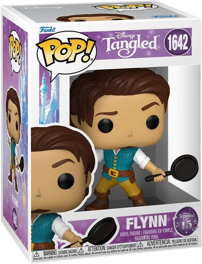 Funko Pop! Disney: Enrolados - Flynn Rider - Figura Colecionável de Vinil - Ideia de Presente - Produto Oficial - Brinquedos para Crianças e Adultos - Fãs de Desenhos Animados - Figura para Colecionadores e Exibição