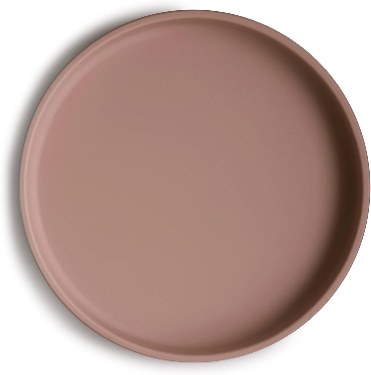 Mushie Prato de silicone antiderrapante com ventosa Classic para bebês e crianças pequenas | Silicone de qualidade alimentar | Pode ser lavado na lava-louças e usado no micro-ondas (Malva Nublado)