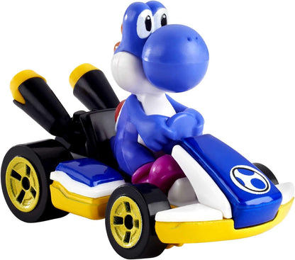 Hot Wheels Mario Kart Bowser’s Castle Chaos Pista Modular com Bandeiras de Volta para Corrida Lado a Lado e Figura do Bowser. Conecta-se a outros conjuntos. Ótima ideia de presente para crianças a partir de 3 anos.